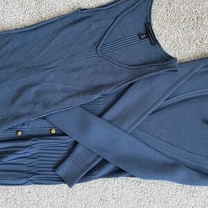 WHBM Cardigan Set Blue